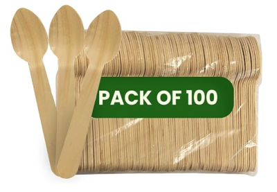 Wooden Spoons (Pack of 100)